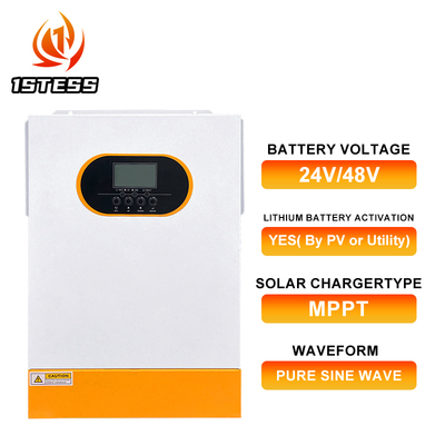 24V 48V 3.5kW 5.5kW Hybrid Solar Inverter Pure Sine Wave MPPT