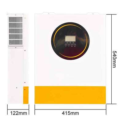 11KW Hybrid Solar Inverter with 500Vdc Max PV Input Powerfactor 1.0 and Detachable Dust Cover