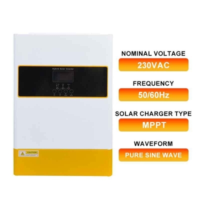 6.2KW Hybrid Solar Inverter 48V LiFePO4 MPPT Pure Sine Wave