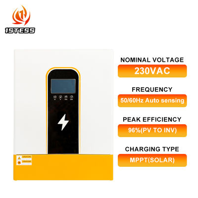 48V 8.5kw 11kw 8.5KVA 11KVA Hybrid Solar Inverter Single Phase Pure Sine Wave Dual AC Output Off Grid Solar Inverter